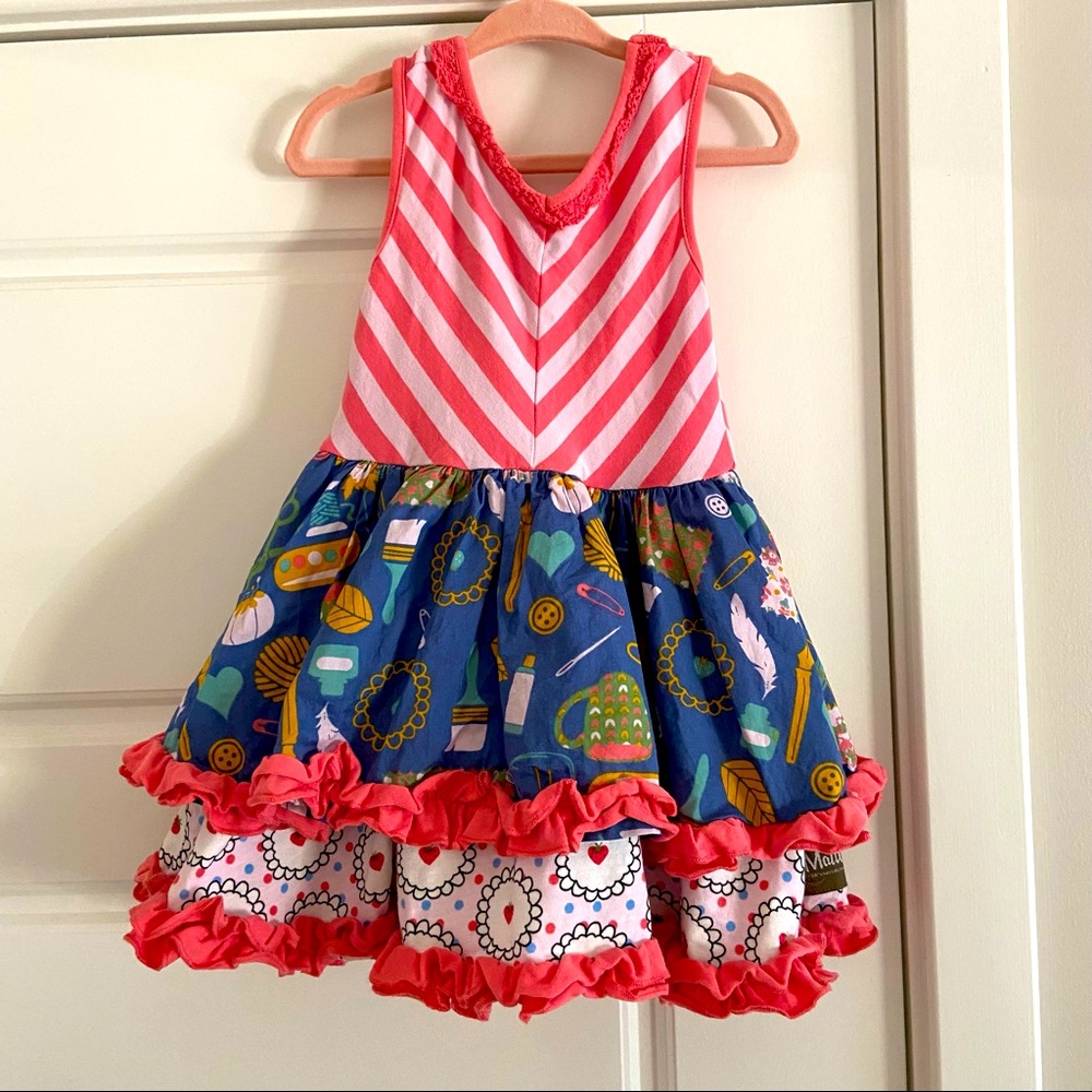 Matilda Jane Girls 2T Summer Ruffle Dress Pink